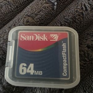SanDisk 64MB CompactFlash Memory Card - Gray